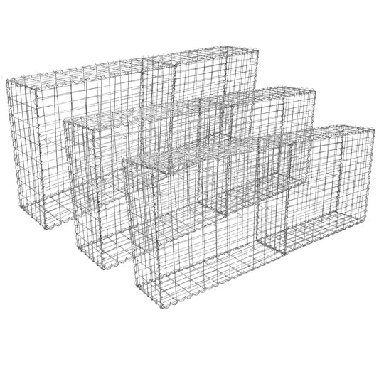 Gabion Baskets 100 x 95 x 30cm / 6 Pack