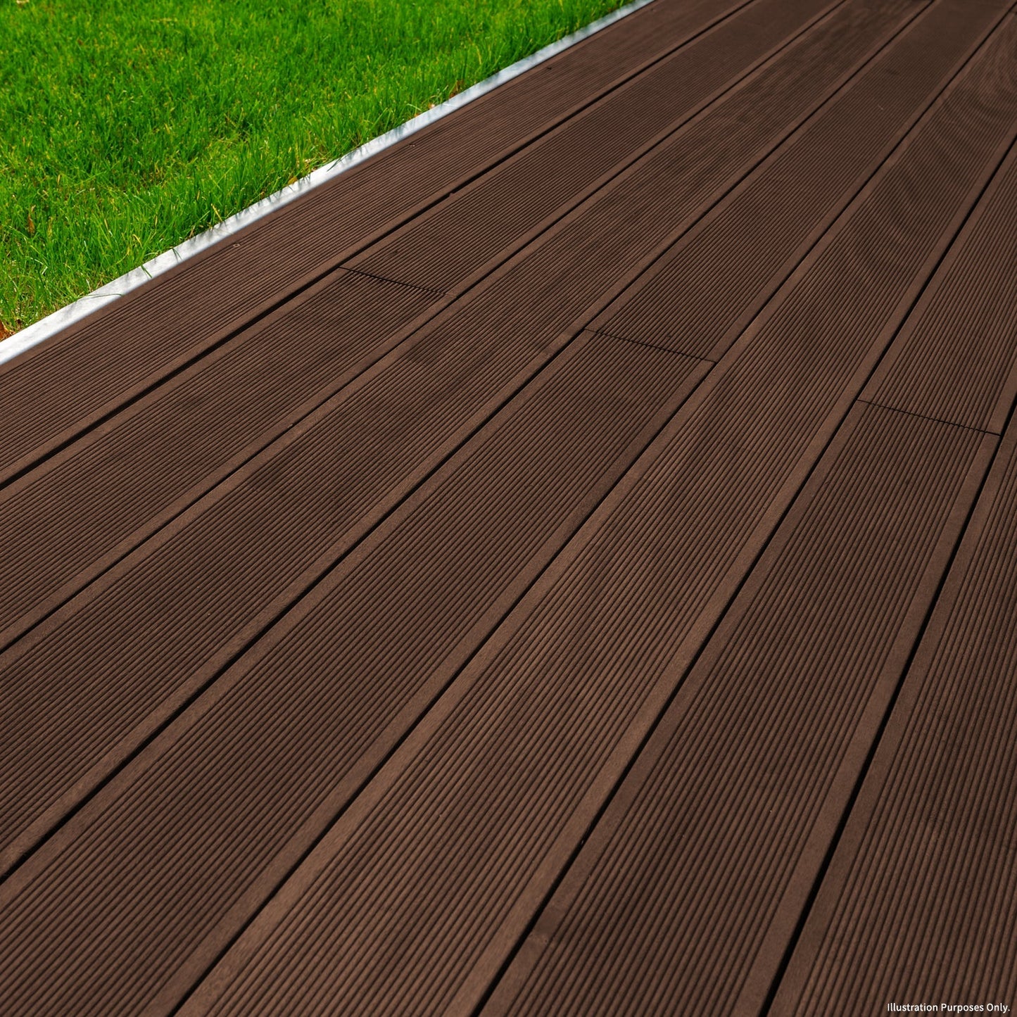 Jardí Composite Decking - 10 SQM - Conker Brown