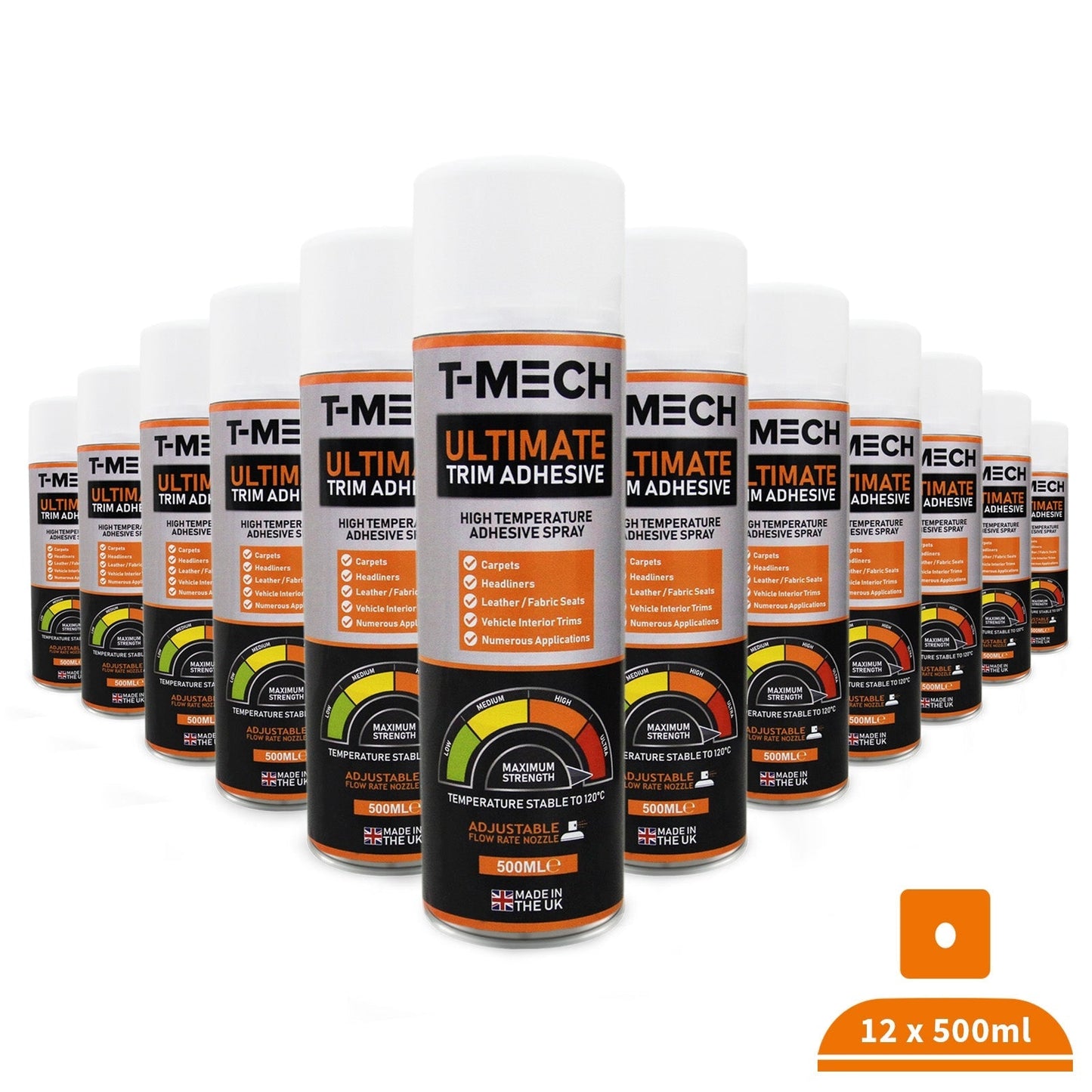 T-Mech 12 x 500ml Ultimate Trim Adhesive