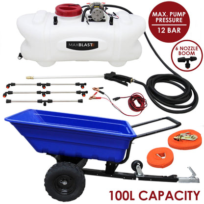 Off Road ATV Trailer and 100 Litre Sprayer Bundle