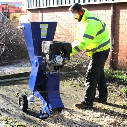 ATV Tipping Trailer (Pneumatic Tyres) & 6.5HP Wood Chipper