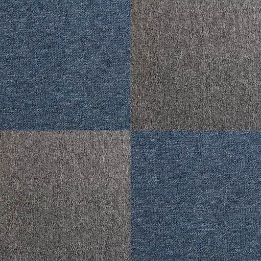 40 x Carpet Tiles 10m2 / Storm Blue & Anthracite