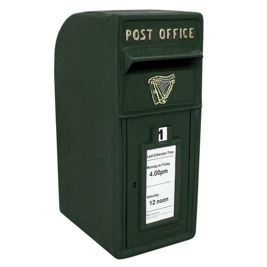 Green Irish Post Box