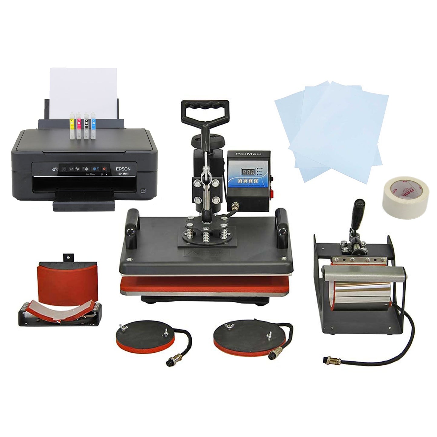 5 in 1 Heat Press & Epson Printer