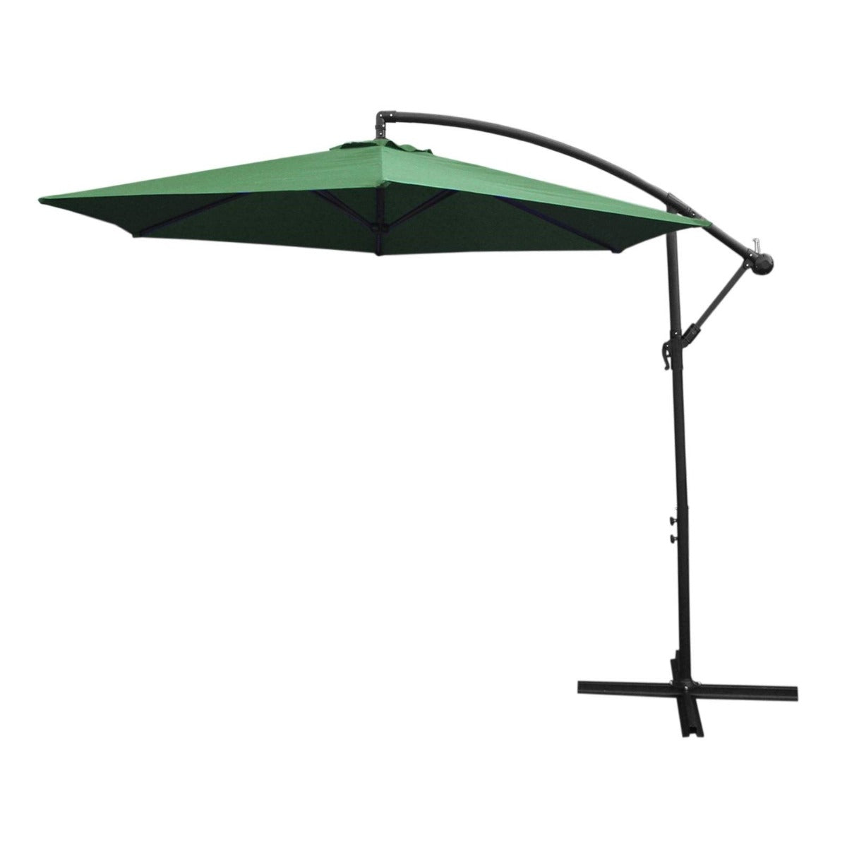 Green Cantilever Parasol & Square Base