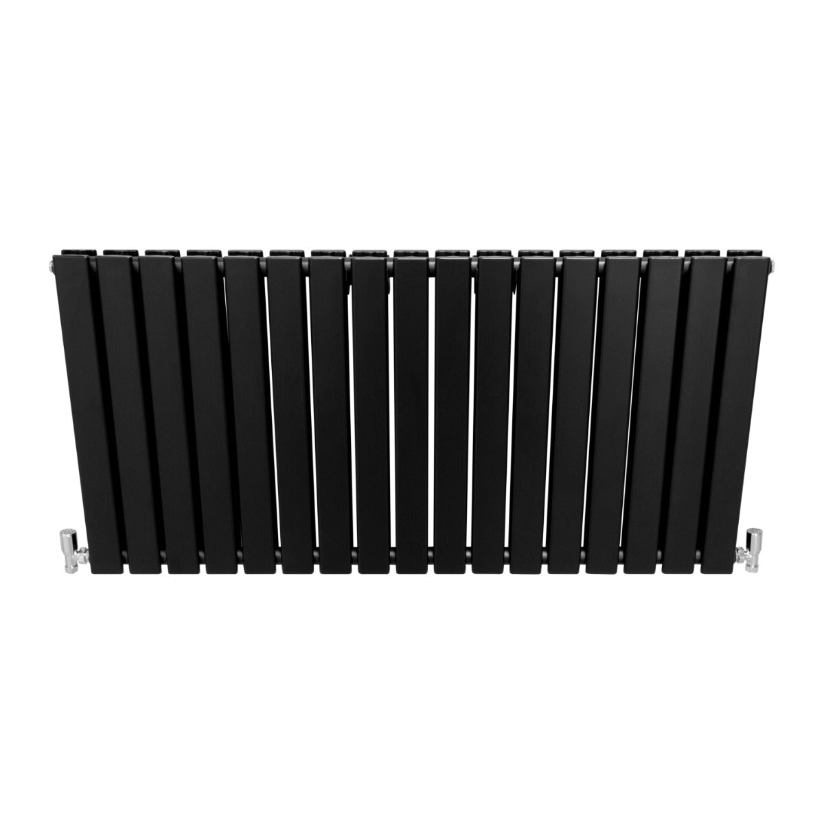 Designer Flat Panel Radiators Matt Black 600mm x 1190mm