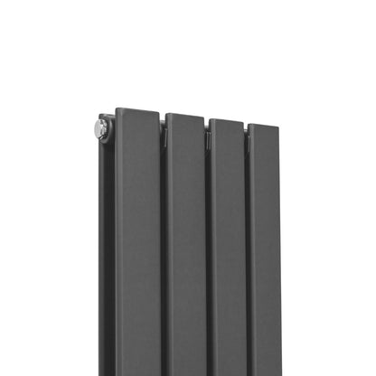 Designer Flat Panel Radiators Anthracite Grey 1600mm x 280mm