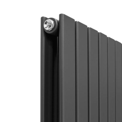 Designer Flat Panel Radiators Anthracite Grey 1600mm x 560mm