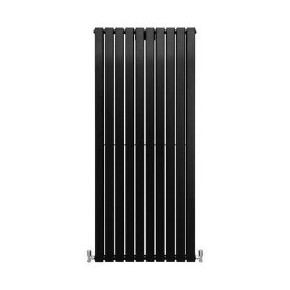 Designer Flat Panel Radiators Matt Black 1600mm x 700mm