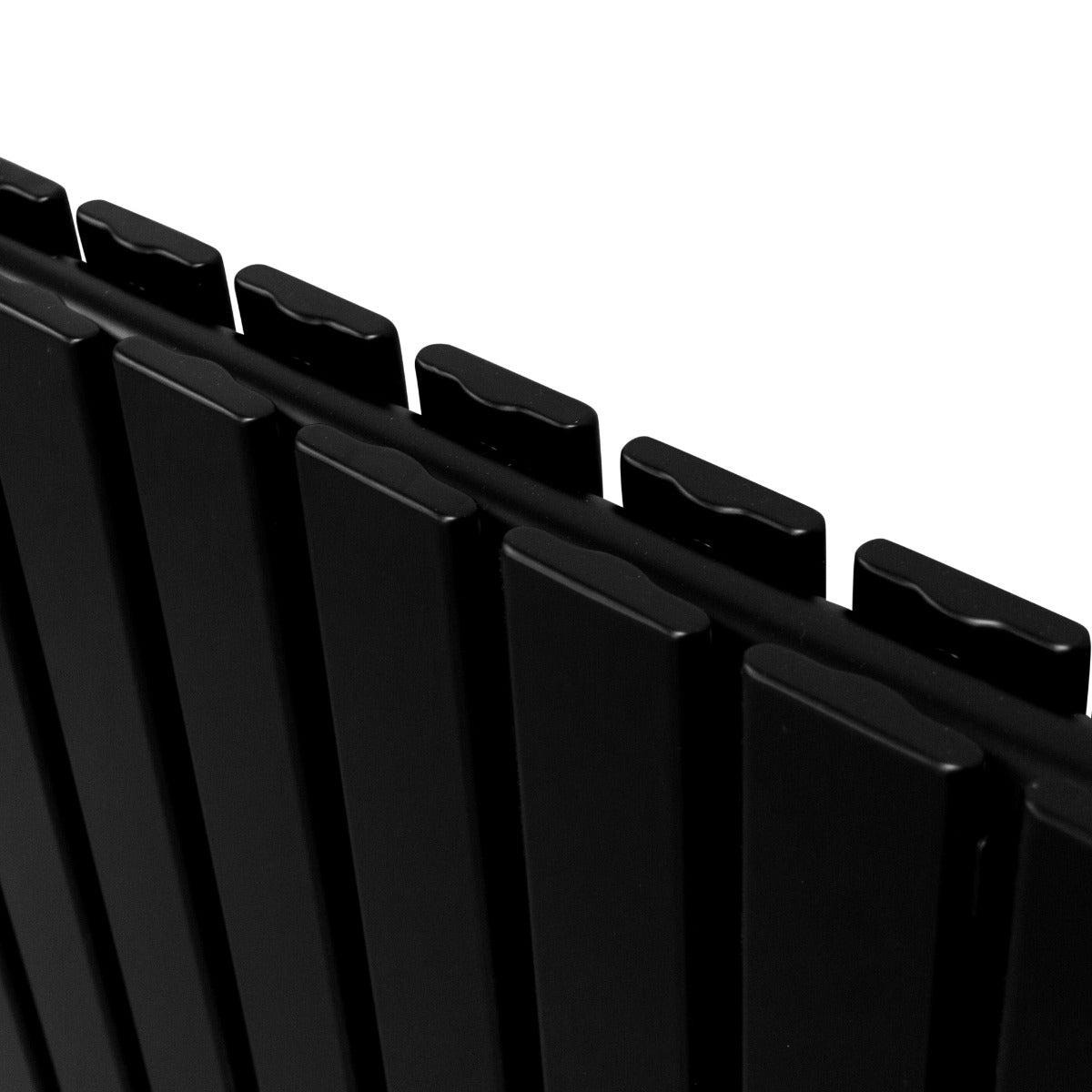 Designer Flat Panel Radiators Matt Black 1600mm x 700mm