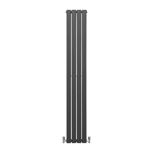 Designer Flat Panel Radiators Anthracite Grey 1800mm x 280mm