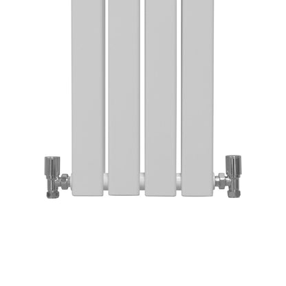 Designer Flat Panel Radiators Gloss White 1800mm x 280mm