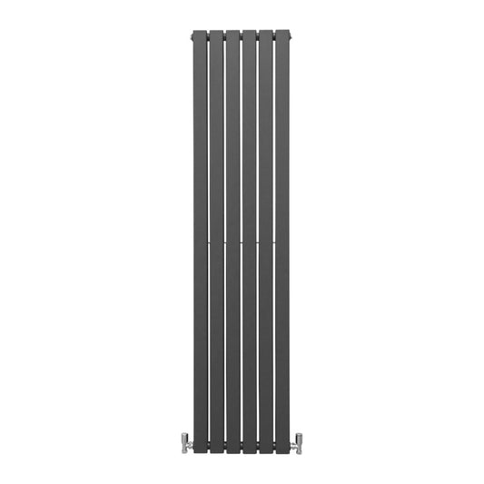 Designer Flat Panel Radiators Anthracite Grey 1800mm x 420mm