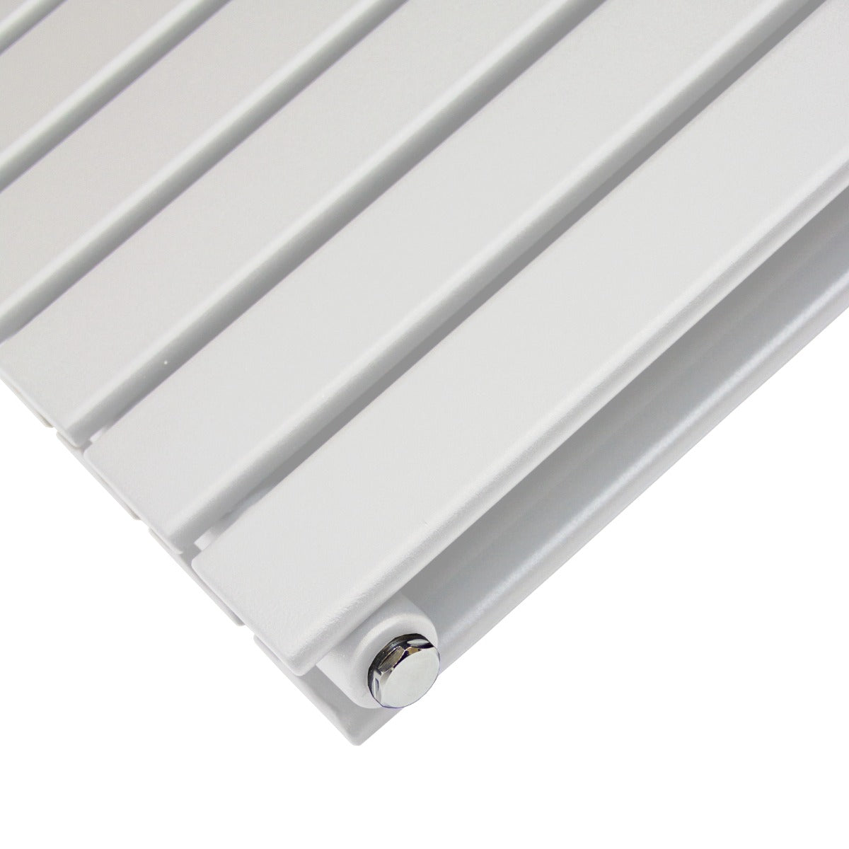 Designer Flat Panel Radiators Gloss White 1800mm x 420mm