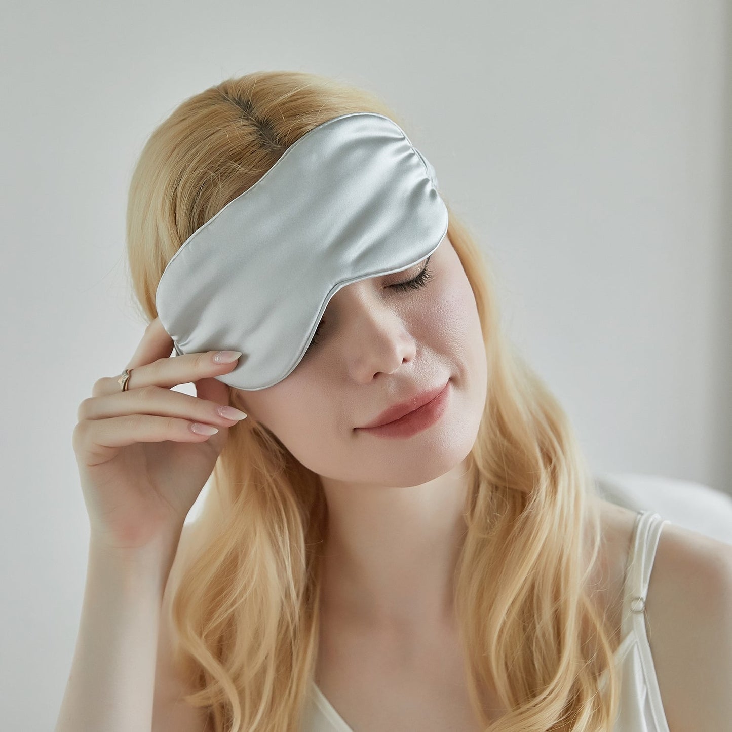 Pure Mulberry Silk Eye Mask | Silk Fibre Filling | 22 Momme | Float Collection