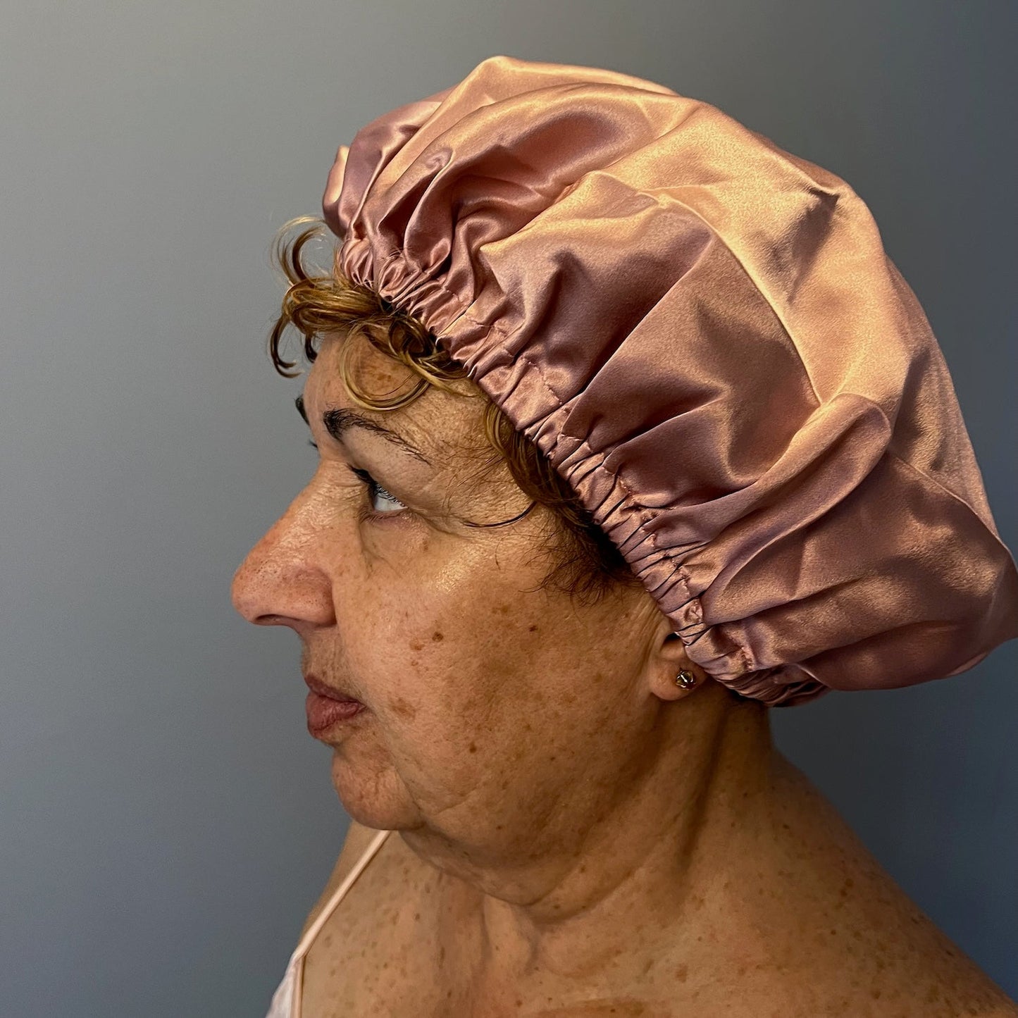 Pure Mulberry Silk Hair Bonnet | Single Layer with Adjustable Elastic | 100% Silk 22 Momme | Sleeping Bonnet Gift