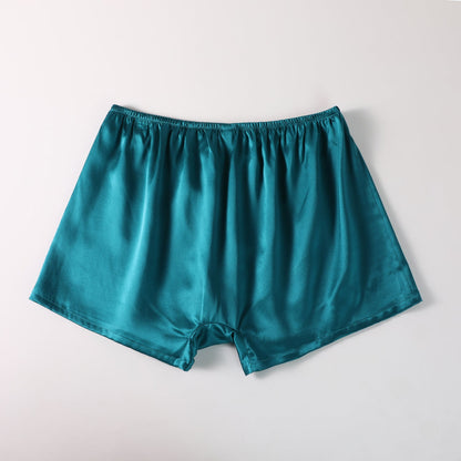 Turquoise Pure Mulberry Silk Men's Trunks | Low Rise | 19 Momme | Soar Collection