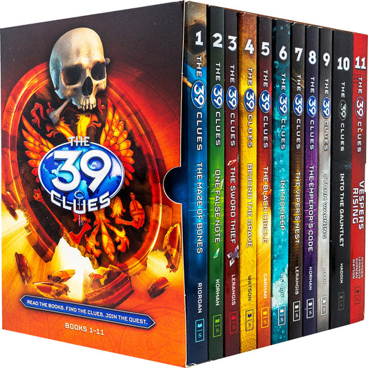 The 39 Clues Series 11 Books Collection Box Set by Rick Riordan