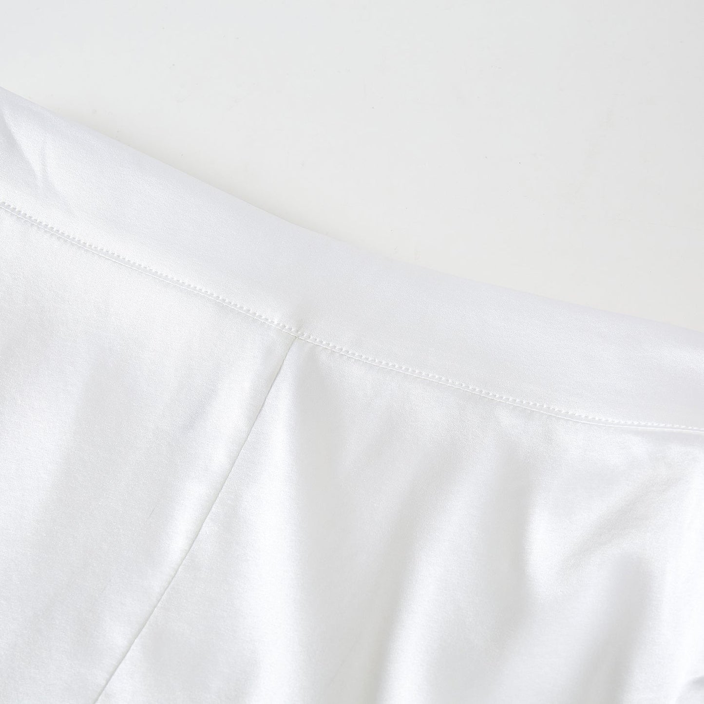 Pearl White Pure Mulberry Silk Petal Shorts | Mid-Waist | Silk Charmeuse Handmade Bridal Shorts | Soar Collection