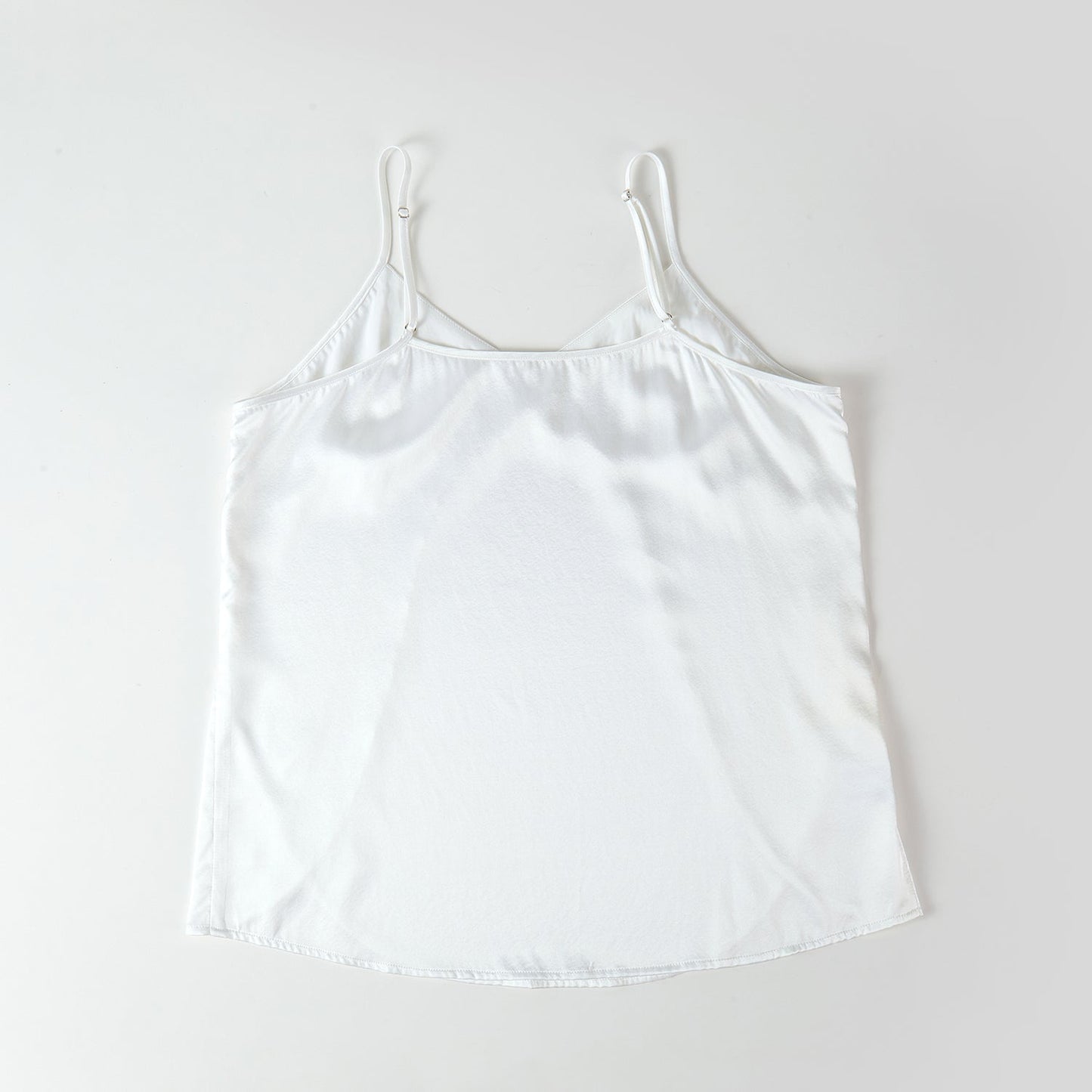 Pearl White Pure Mulberry Silk Petal Camisole Top | Mid-Waist Shorts | Silk Charmeuse Lingerie | Bridesmaid Gift Pj Set | Soar Collection