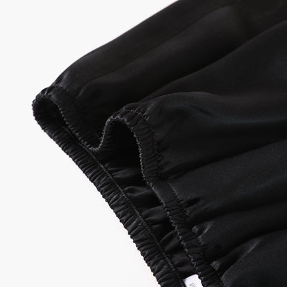 Black Pure Mulberry Silk Men's Trunks | Low Rise | 19 Momme | Soar Collection