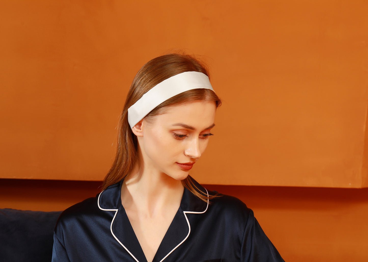 Pure Mulberry Silk Flat Headband | 22 Momme | Float Collection