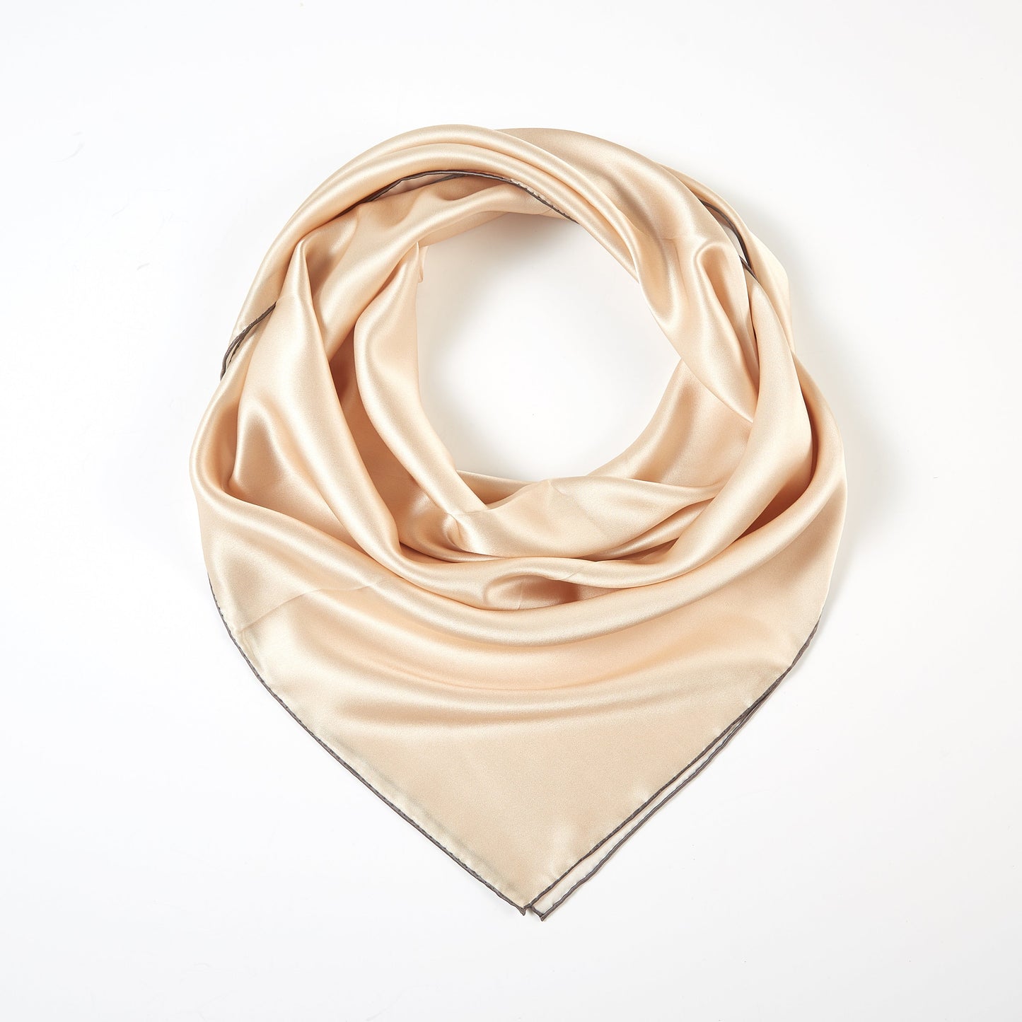 Sand Beach Pure Silk Scarf | Pink Sand, Gold Sand, Grey Sand | Small Head Scarf or Large Square Shawl | Solid Colour Collection