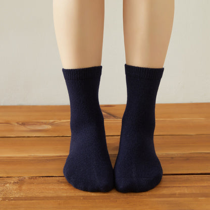 Blueberry Pie Wool Quarter-Length Socks | Flexible Fit