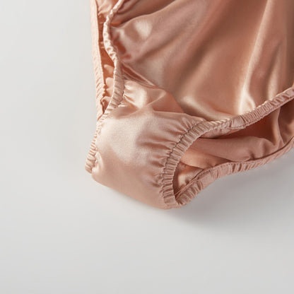 Custom Made Pure Mulberry Silk Brazilian Panties | High Waist | 19 Momme | Float Collection