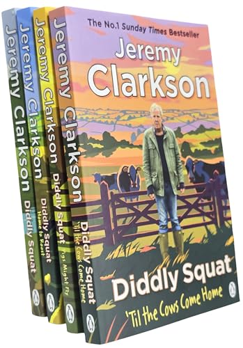 Diddly Squat Series By Jeremy Clarkson: 4 Books Collection Set (Diddly Squat: A Year On The Farm, ‘Til The Cows Come Home, Pigs Might Fly and Home to Roost)