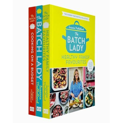 The Batch Lady Collection 3 Books Set By Suzanne Mulholland (The Batch Lady, Healthy Family Favourites, Cooking on a Budget)