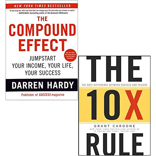 The Compound Effect, The 10X Rule [Hardcover] 2 Books Collection Set