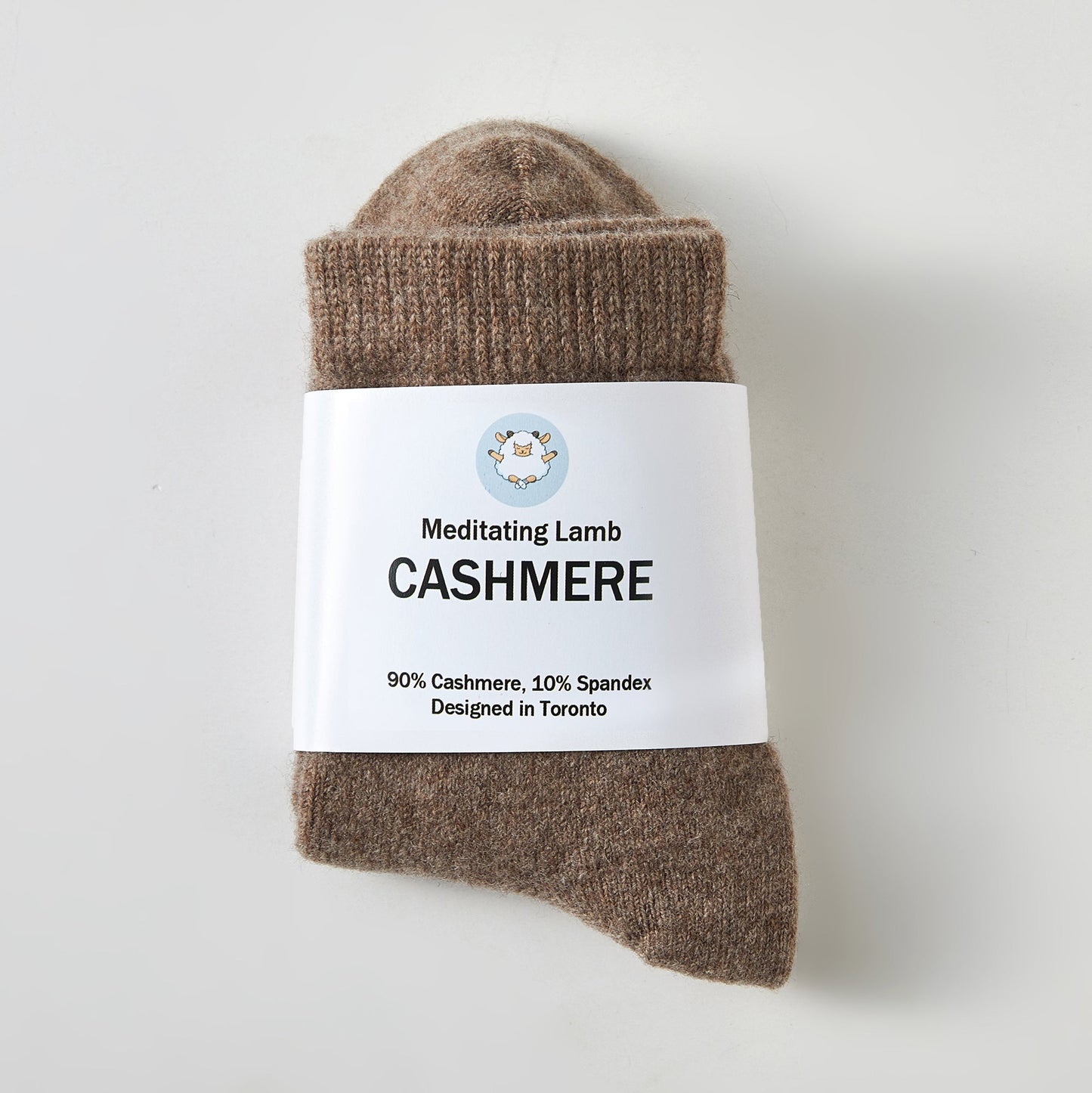 Peanut Butter Cashmere Quarter-Length Socks | Flexible Fit