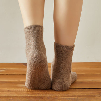 Peanut Butter Cashmere Quarter-Length Socks | Flexible Fit