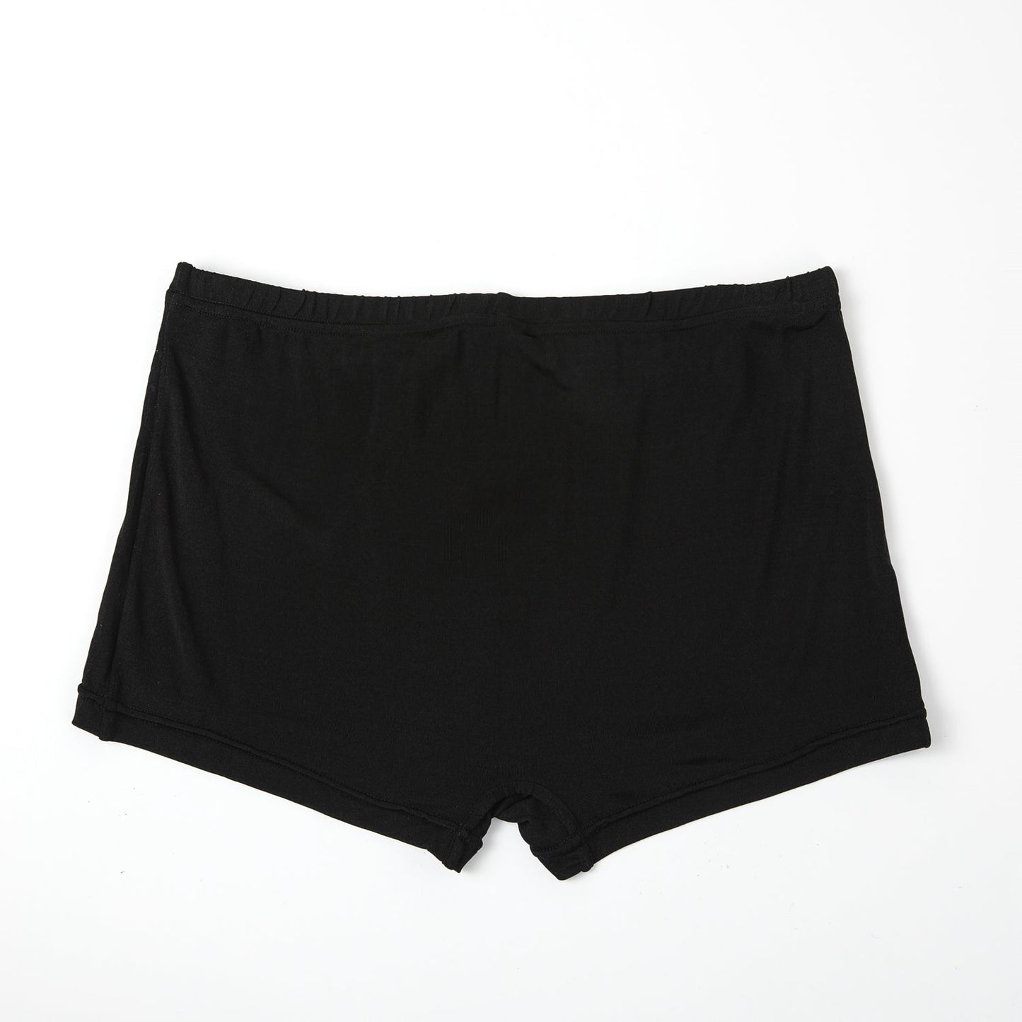 Black Knitted Silk Men's Trunks | Mid Rise | Shimmer Collection