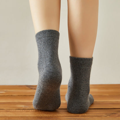 Earl Grey Wool Quarter-Length Socks | Flexible Fit