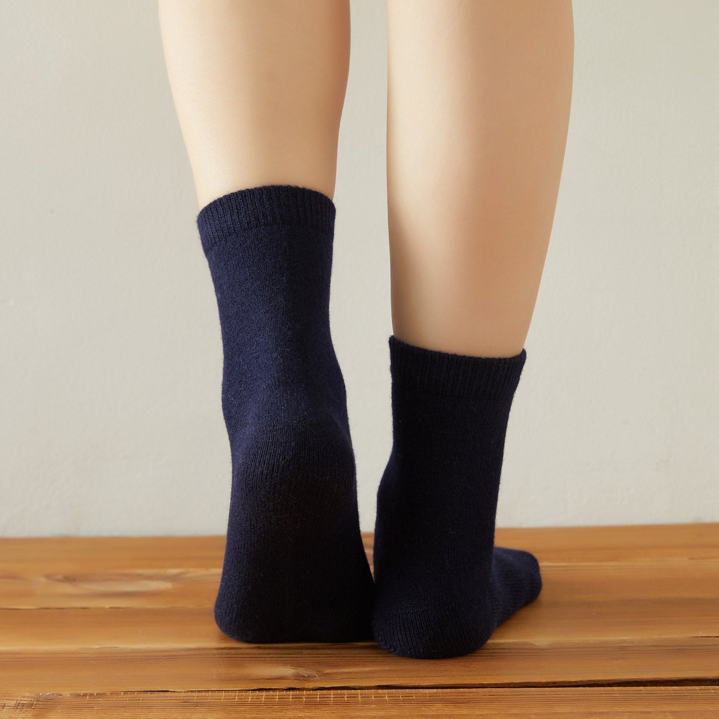 Blueberry Pie Wool Quarter-Length Socks | Flexible Fit