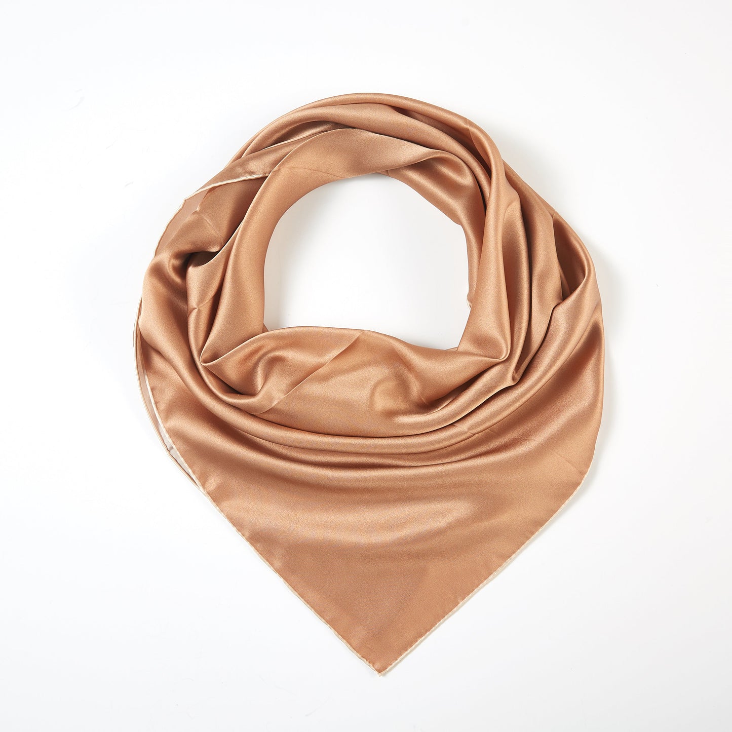 Sand Beach Pure Silk Scarf | Pink Sand, Gold Sand, Grey Sand | Small Head Scarf or Large Square Shawl | Solid Colour Collection