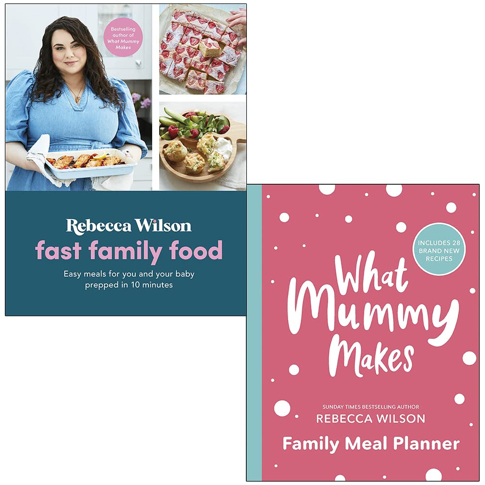 Rebecca Wilson Collection 2 Books Set (Fast Family Food [Hardcover] and What Mummy Makes Family Meal Planner)