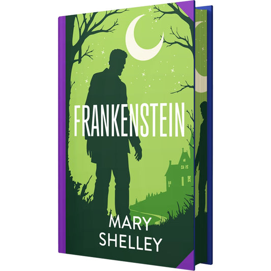 Frankenstein Book, Mary Shelley Books, Frankenstein Novel | Deluxe Hardback Sprayed Edge Edition - Collector’s Classic Gothic Novel