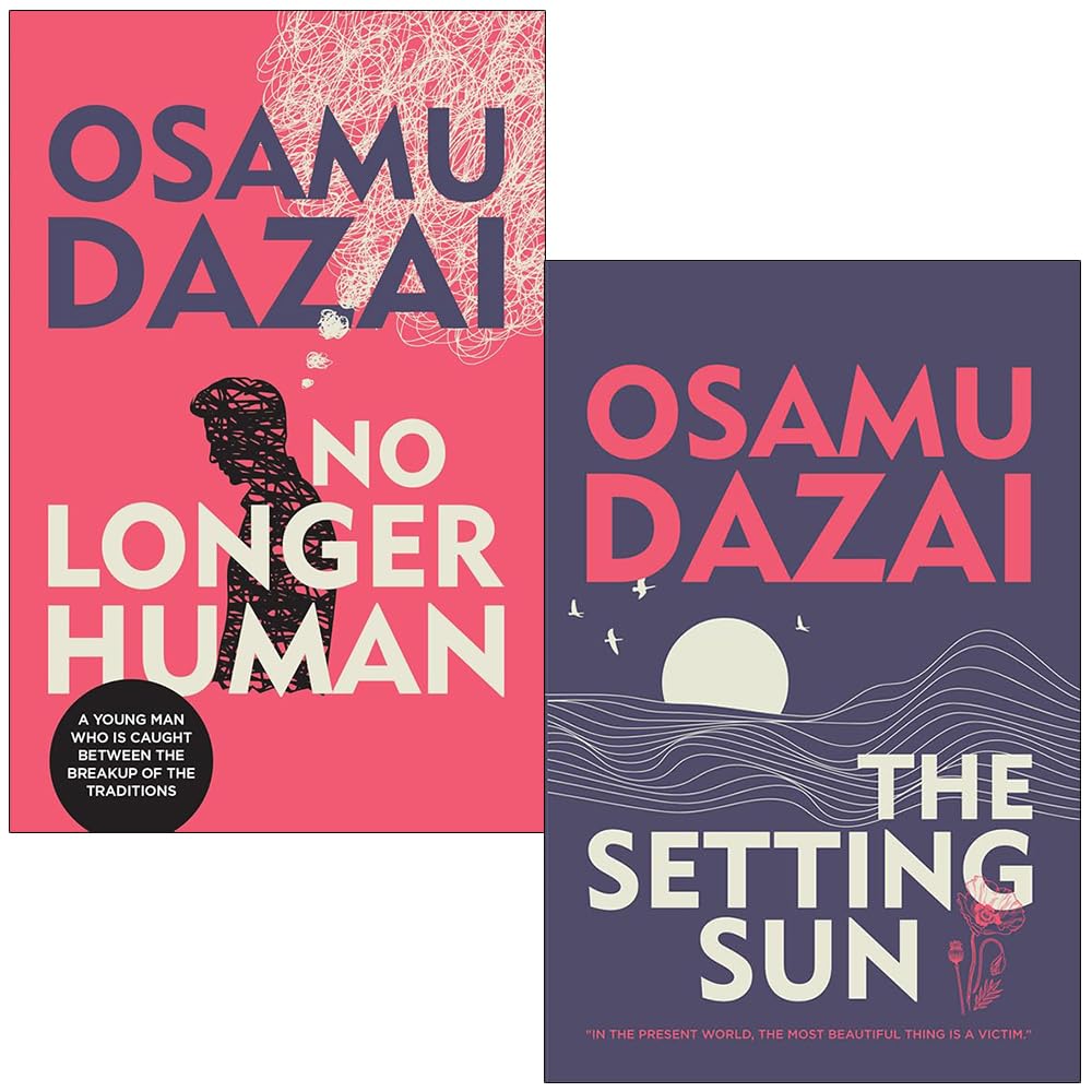 Osamu Dazai Collection 2 Books Set (The Setting Sun and No Longer Human)