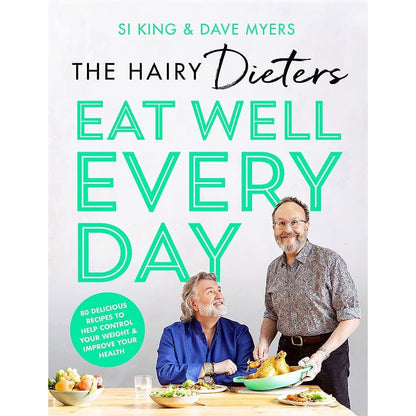 The Hairy Dieters Make It Easy and The Hairy Dieters Eat Well Every Day By Hairy Bikers 2 Books Collection Set