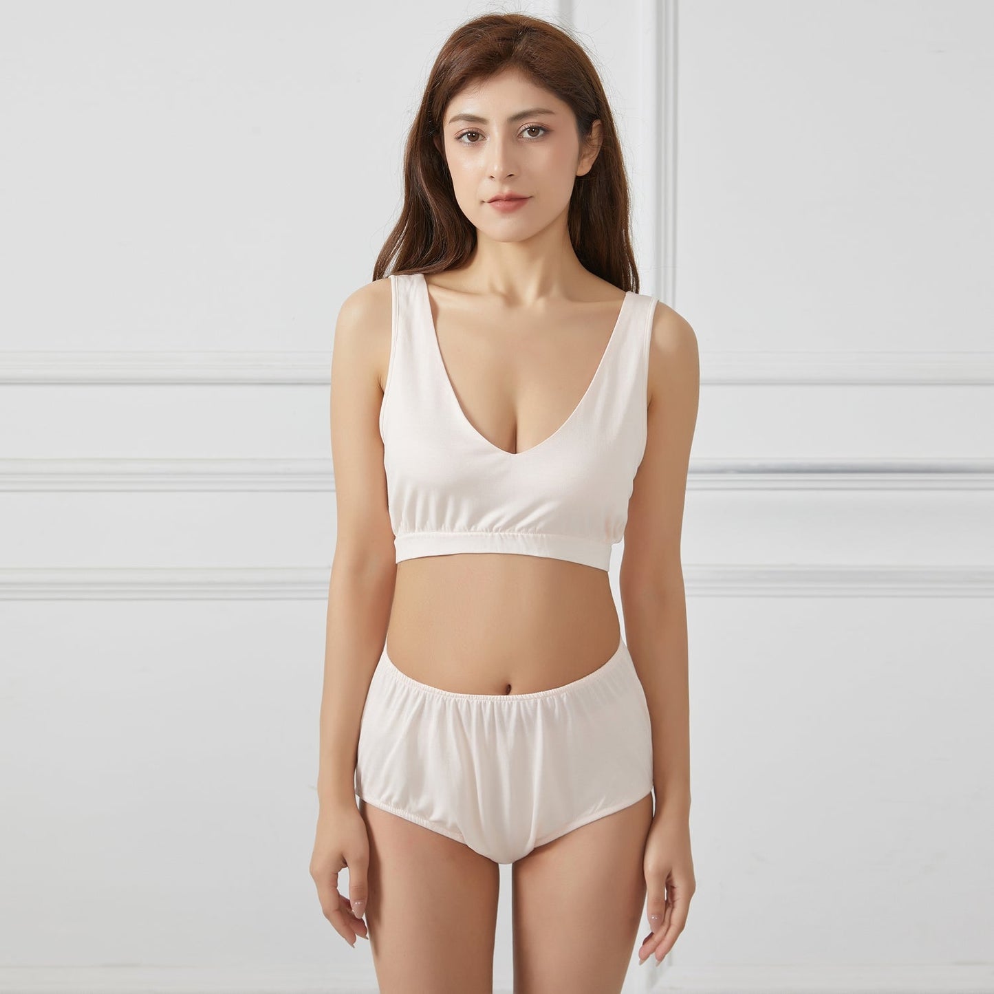 Custom Handmade Pure Silk Panties | Elora Panties | High Waist French Cut | Knitted Mulberry Silk