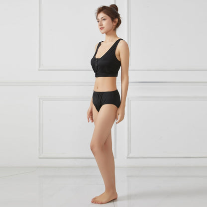 Custom Handmade Pure Silk Panties | Elora Panties | Mid Waist Bikini | Knitted Mulberry Silk