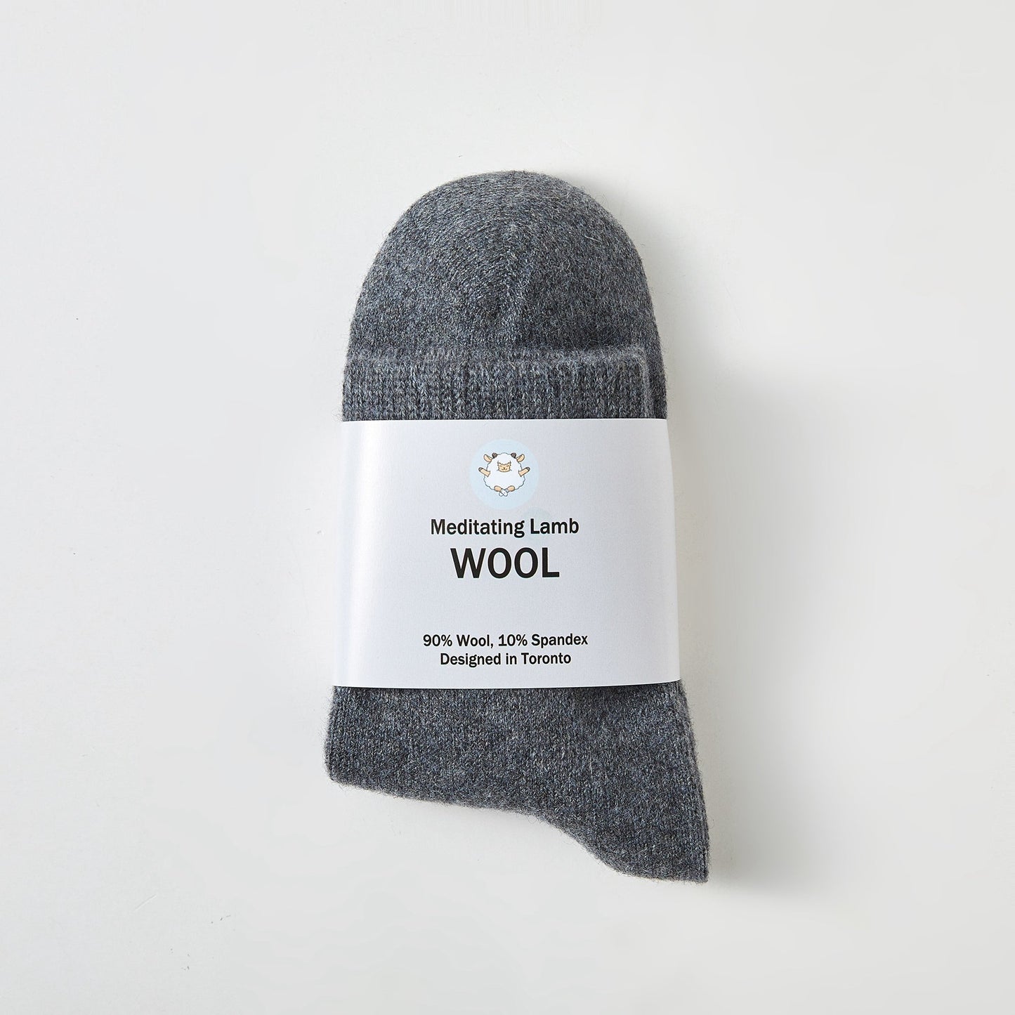 Earl Grey Wool Quarter-Length Socks | Flexible Fit