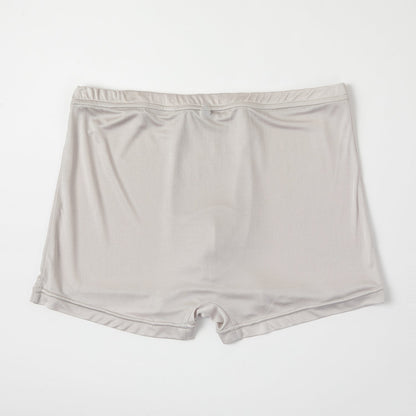 Silver Grey Knitted Silk Men's Trunks | Mid Rise | Shimmer Collection