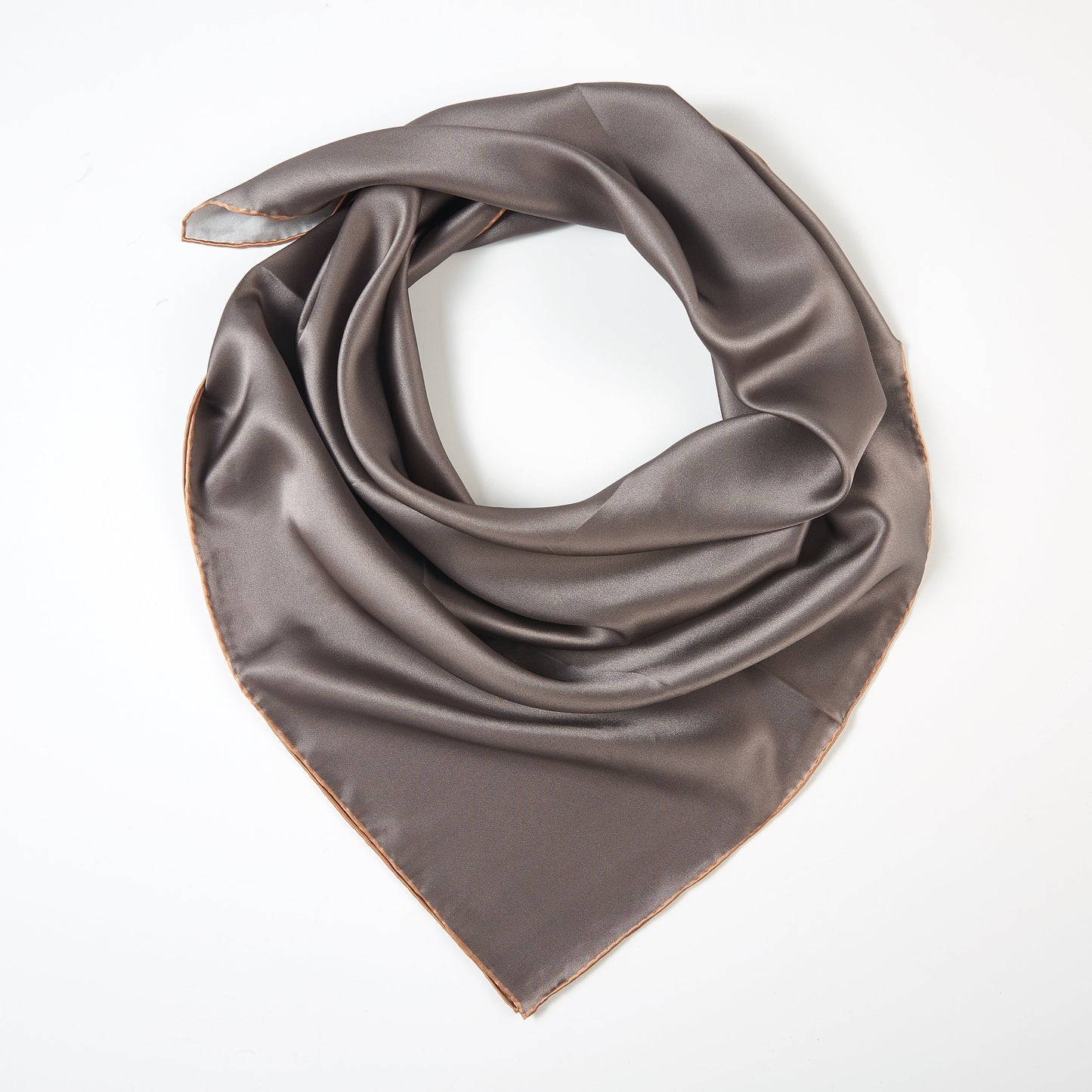 Sand Beach Pure Silk Scarf | Pink Sand, Gold Sand, Grey Sand | Small Head Scarf or Large Square Shawl | Solid Colour Collection