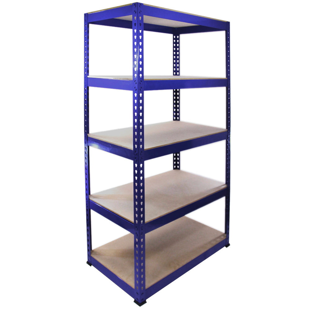 Q-Rax Blue Shelving Units - 90cm x 180cm x 50cm