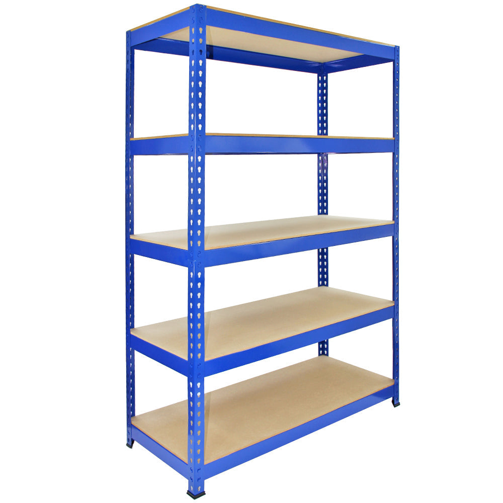 Q-Rax Blue Metal Shelving Units - 120cm x 180cm x 50cm