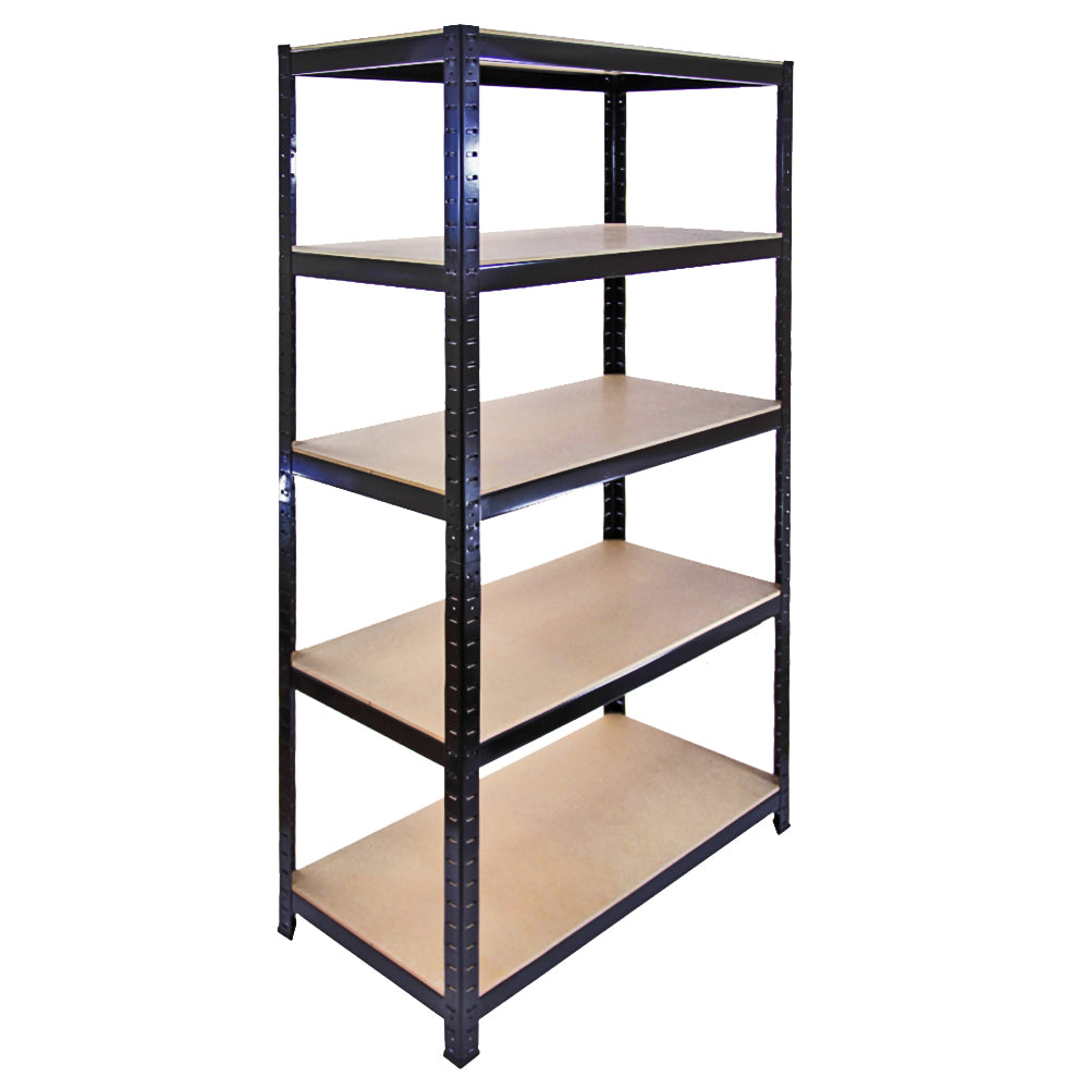 Monster Racking T-Rax Metal Storage Shelves, Black, 90cm W, 45cm D